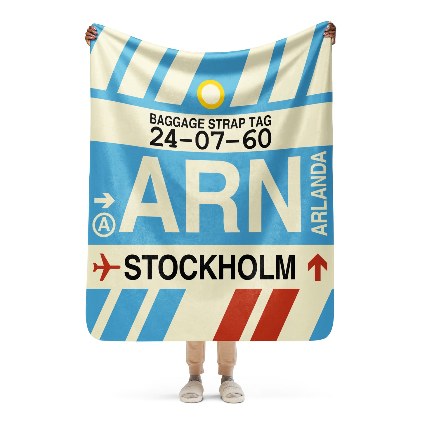 Travel Gift Sherpa Blanket • ARN Stockholm • YHM Designs - Image 05