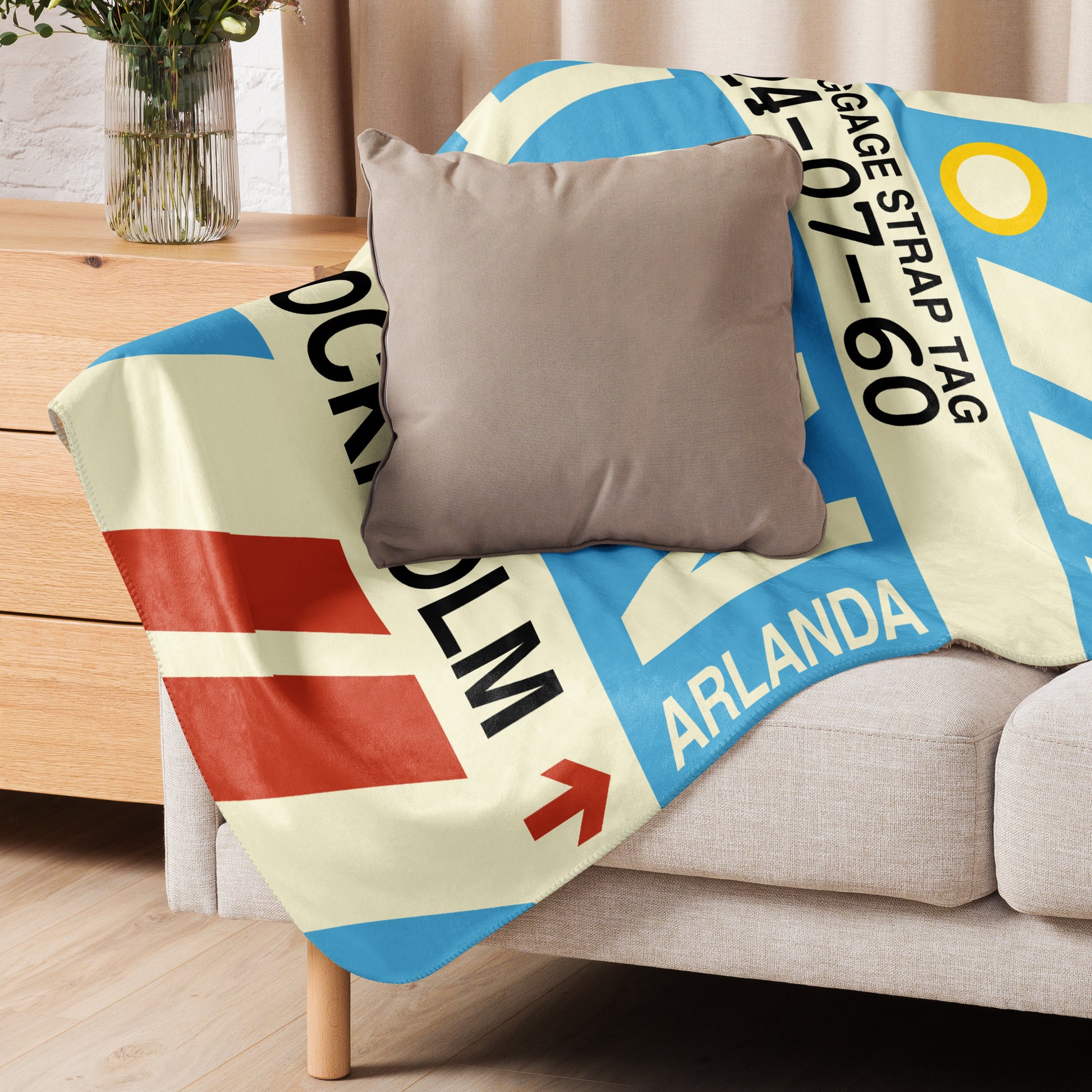 Travel Gift Sherpa Blanket • ARN Stockholm • YHM Designs - Image 06