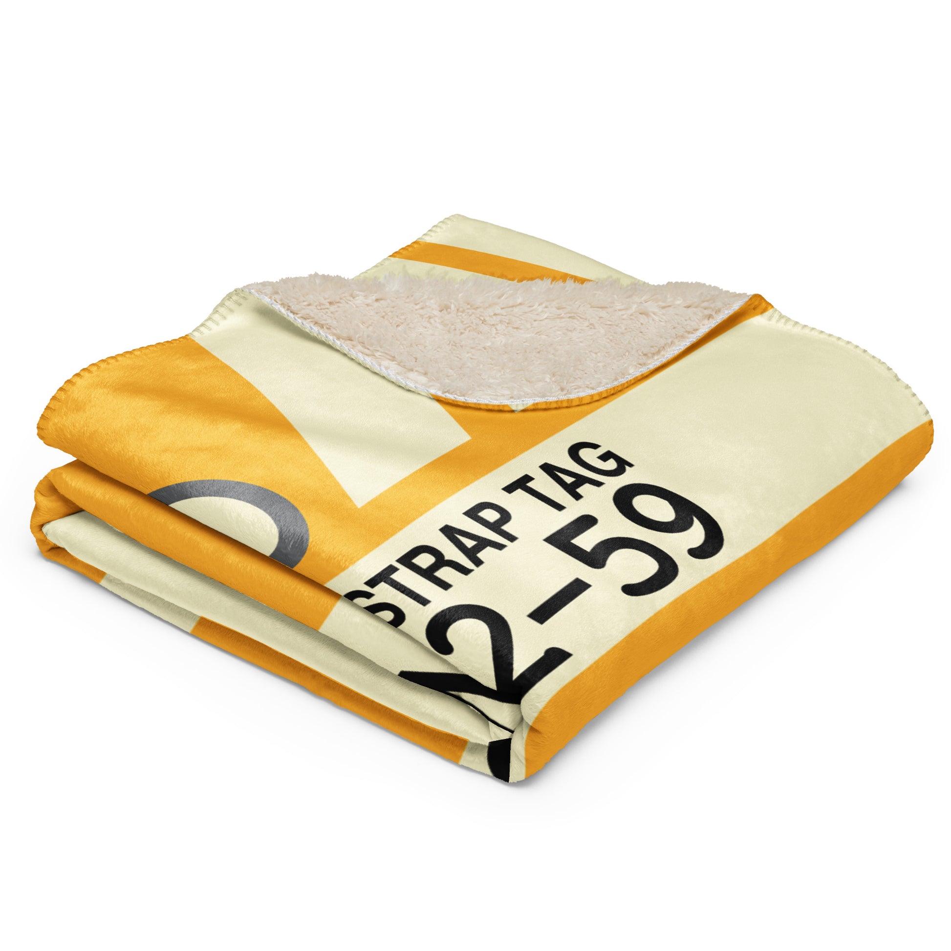 Travel Gift Sherpa Blanket • BHX Birmingham • YHM Designs - Image 03