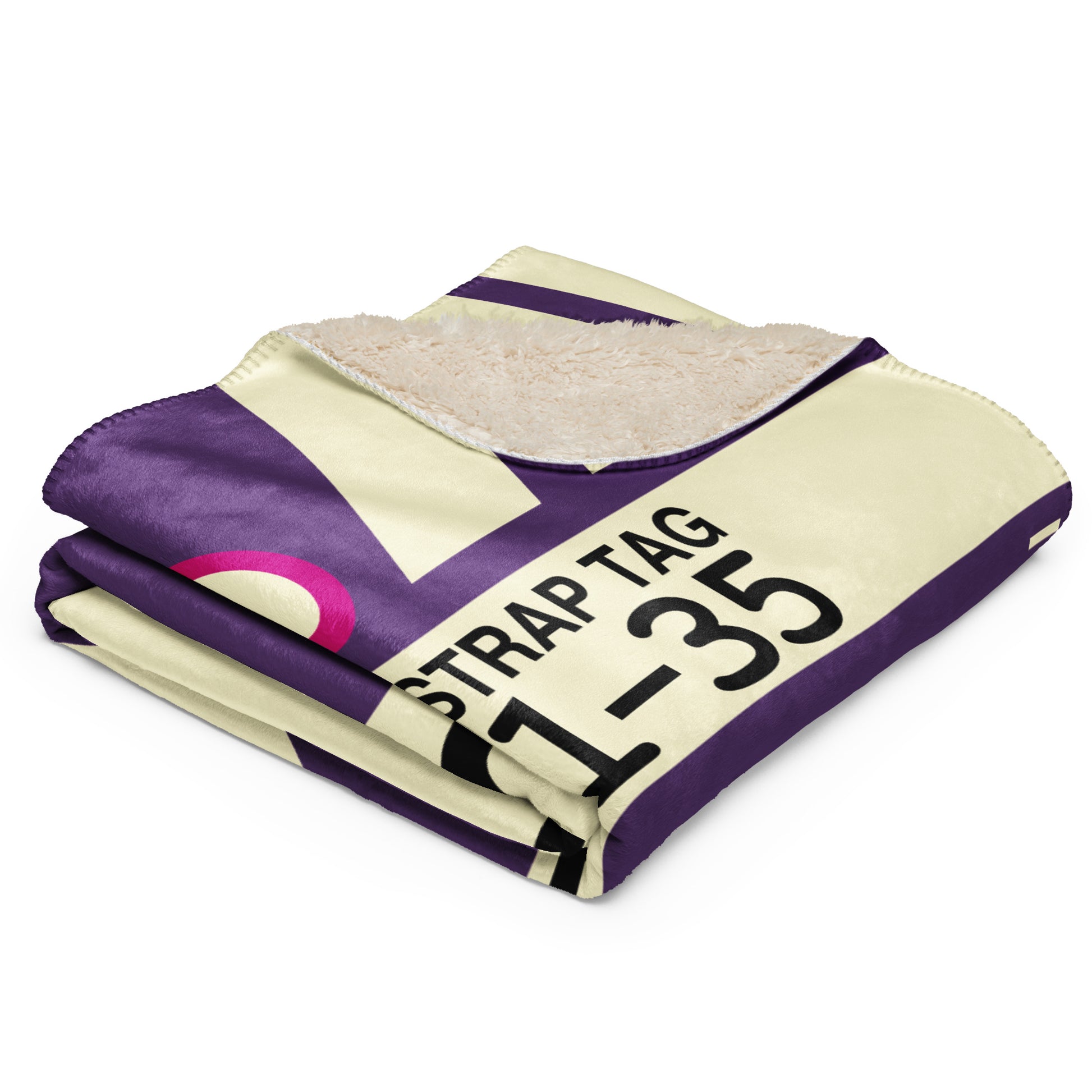 Travel Gift Sherpa Blanket • BKK Bangkok Souvenir • YHM Designs - Image 03