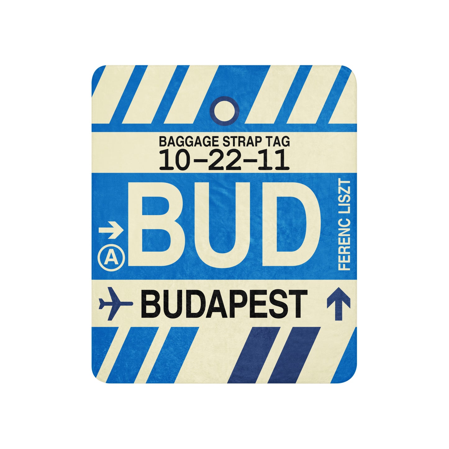 Travel Gift Sherpa Blanket • BUD Budapest • YHM Designs - Image 01