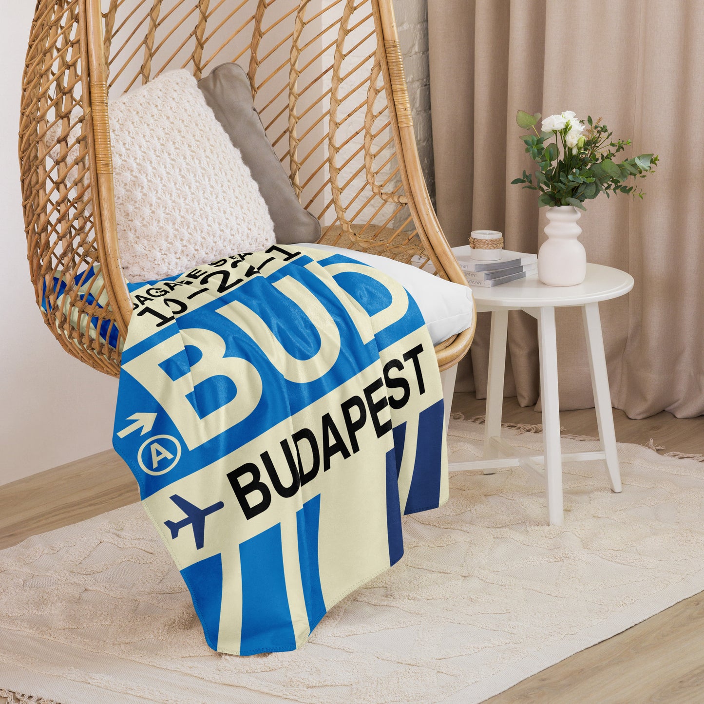 Travel Gift Sherpa Blanket • BUD Budapest • YHM Designs - Image 07