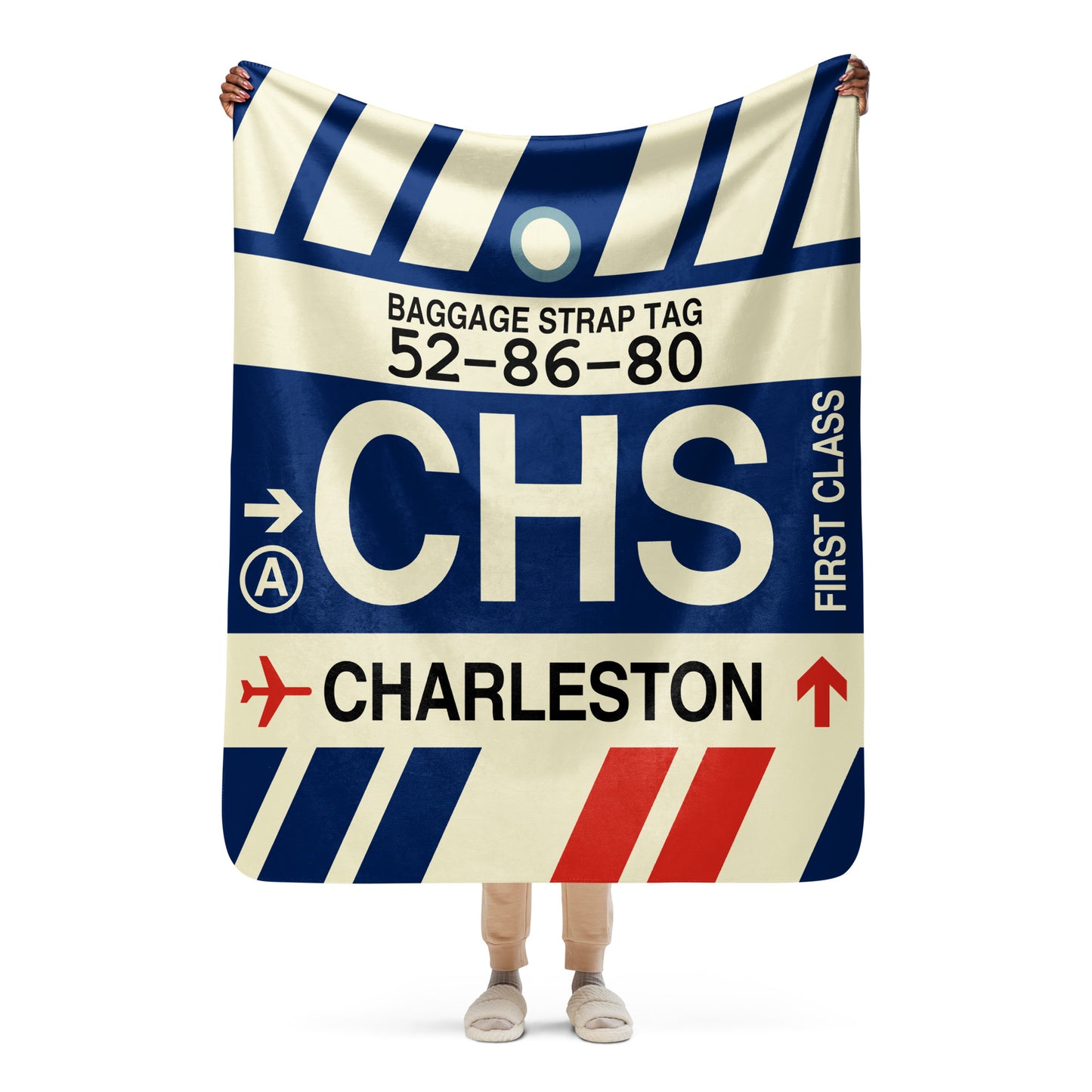 Travel Gift Sherpa Blanket • CHS Charleston • YHM Designs - Image 05