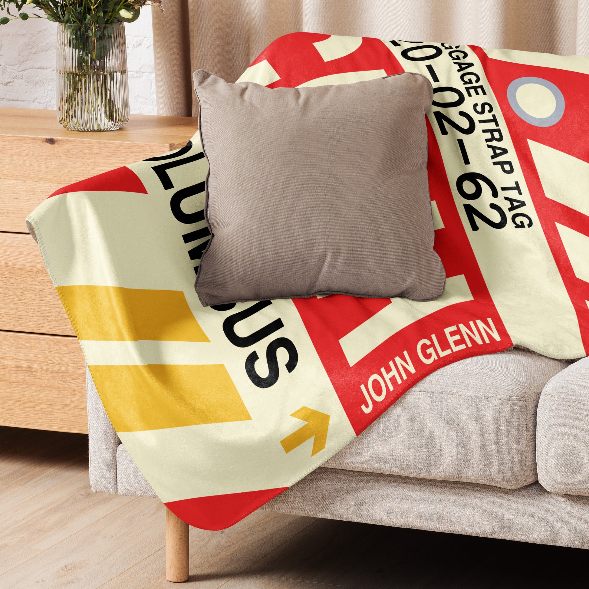 Travel Gift Sherpa Blanket • CMH Columbus • YHM Designs - Image 06