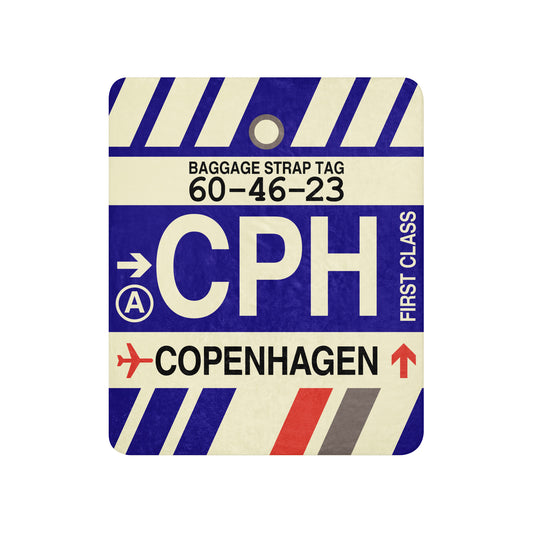 Travel Gift Sherpa Blanket • CPH Copenhagen Souvenir • YHM Designs - Image 01