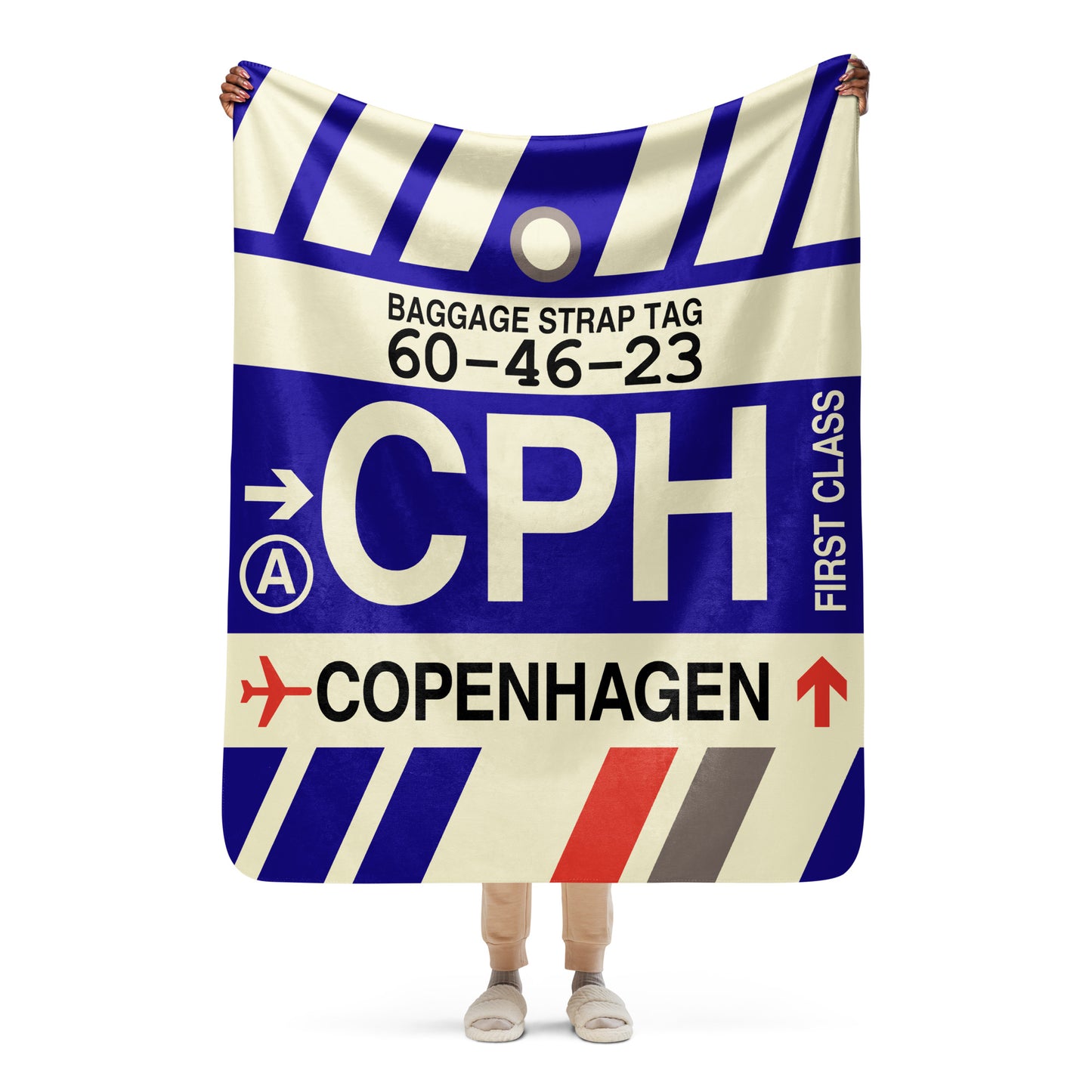 Travel Gift Sherpa Blanket • CPH Copenhagen • YHM Designs - Image 05