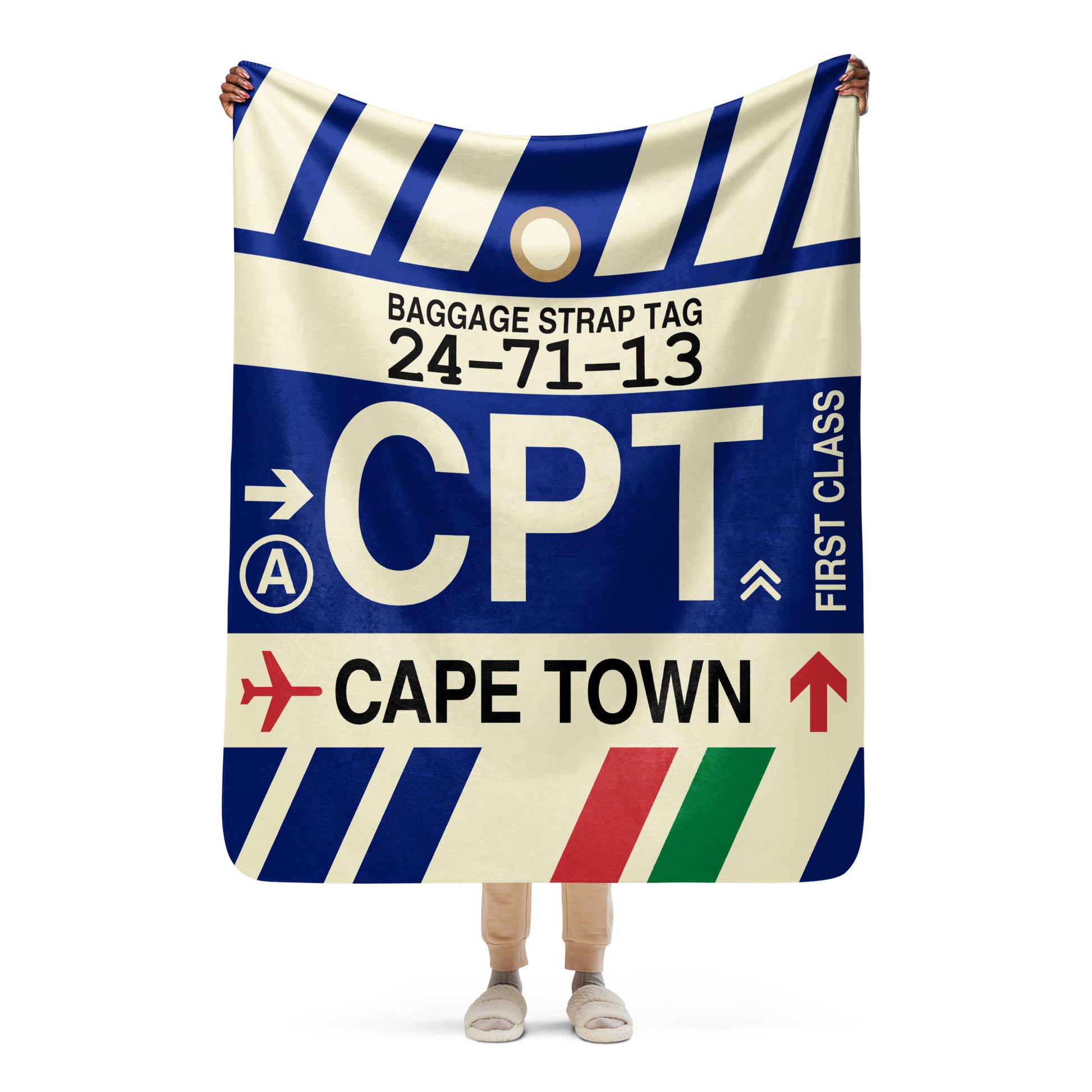 Travel Gift Sherpa Blanket • CPT Cape Town • YHM Designs - Image 05