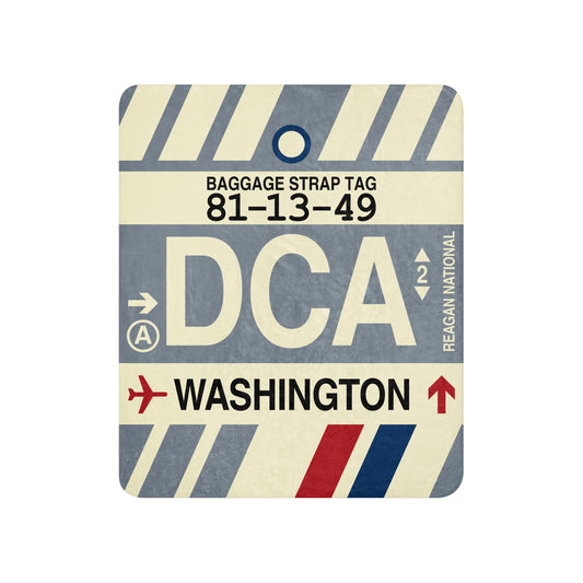 Travel Gift Sherpa Blanket • DCA Washington • YHM Designs - Image 01