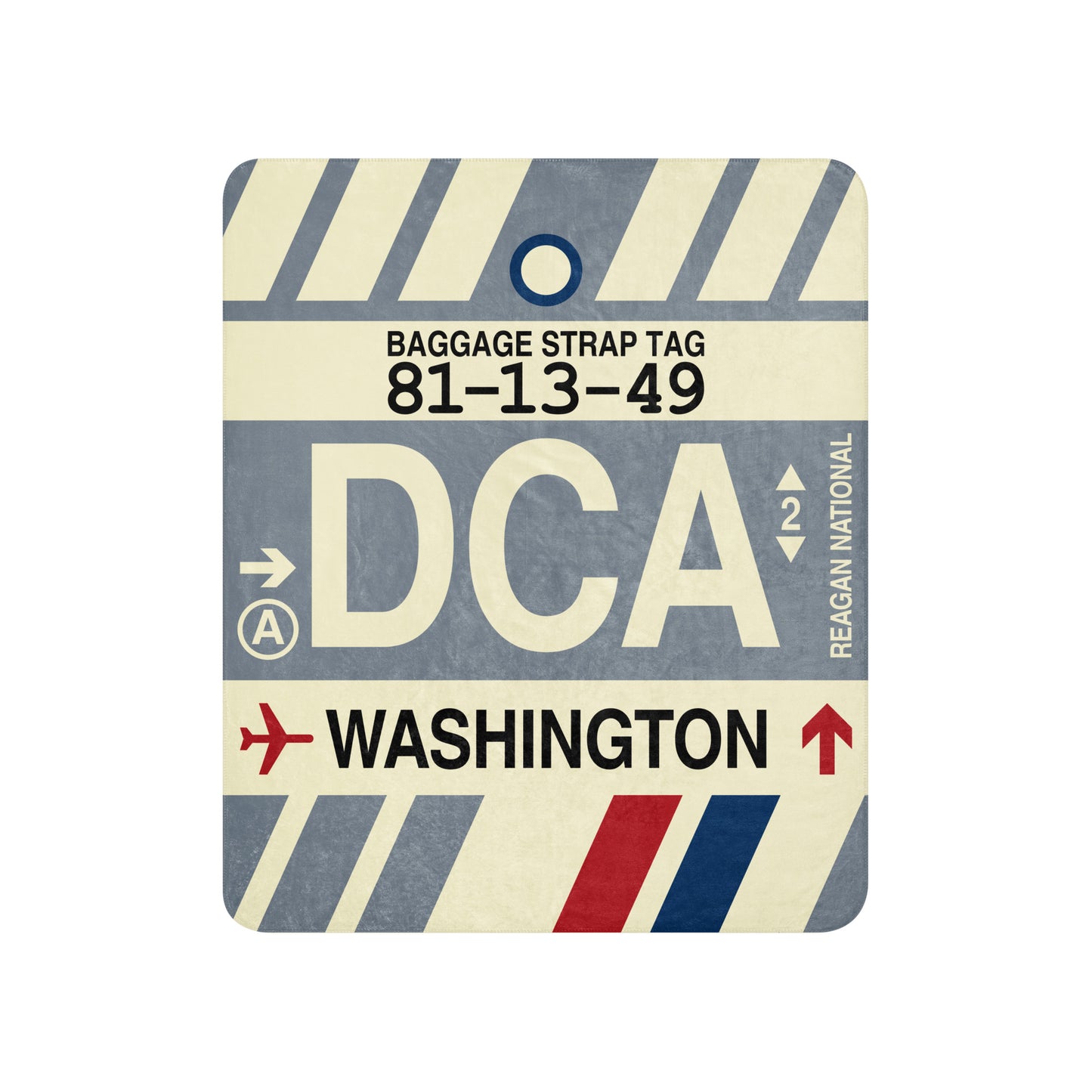 Travel Gift Sherpa Blanket • DCA Washington • YHM Designs - Image 01