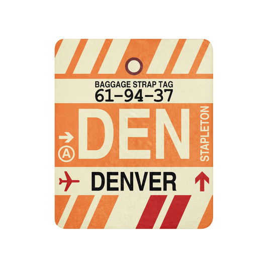 Travel Gift Sherpa Blanket • DEN Denver • YHM Designs - Image 01