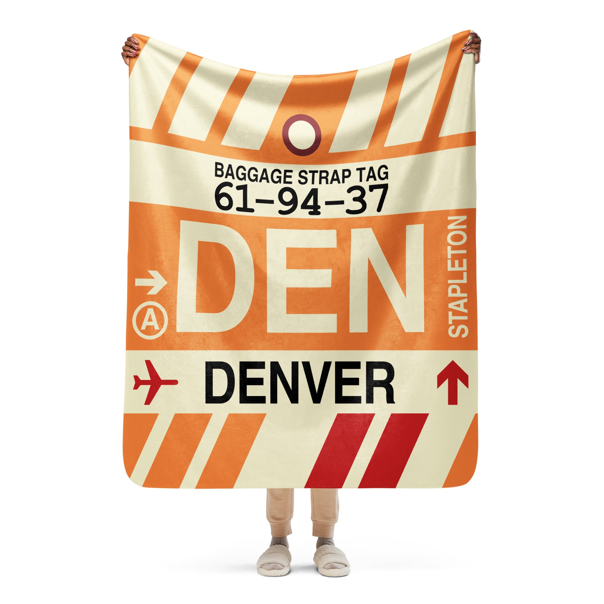 Travel Gift Sherpa Blanket • DEN Denver • YHM Designs - Image 05