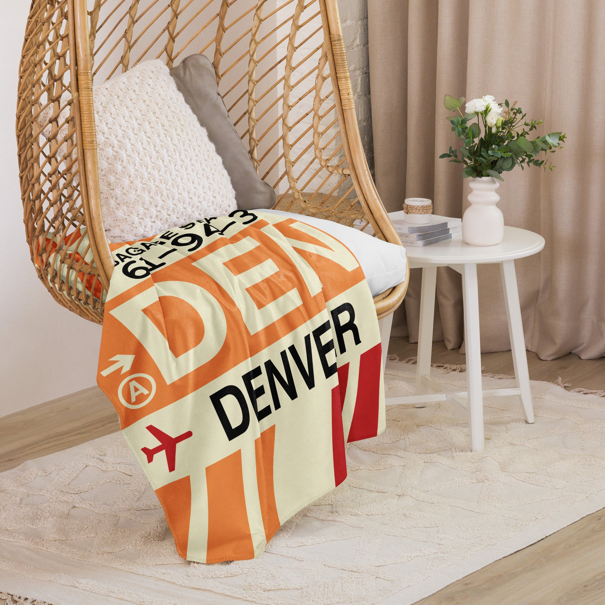Travel Gift Sherpa Blanket • DEN Denver • YHM Designs - Image 07