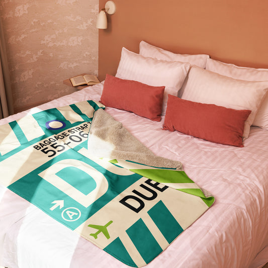 Travel Gift Sherpa Blanket • DUB Dublin • YHM Designs - Image 02