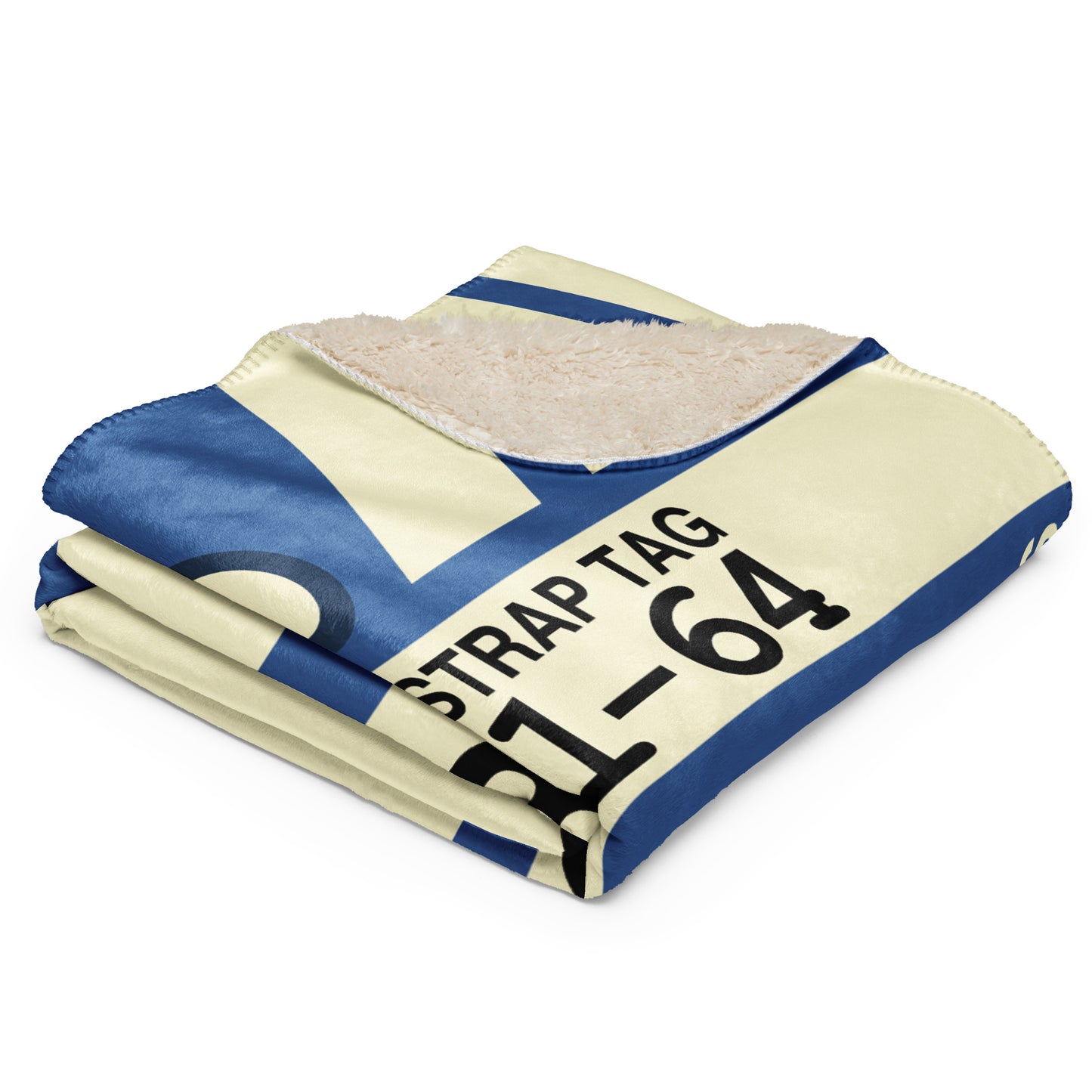 Travel Gift Sherpa Blanket • EDI Edinburgh Souvenir • YHM Designs - Image 03