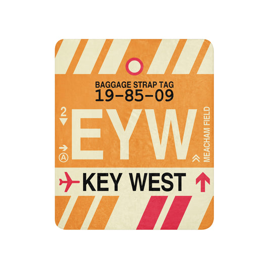 Travel Gift Sherpa Blanket • EYW Key West • YHM Designs - Image 01