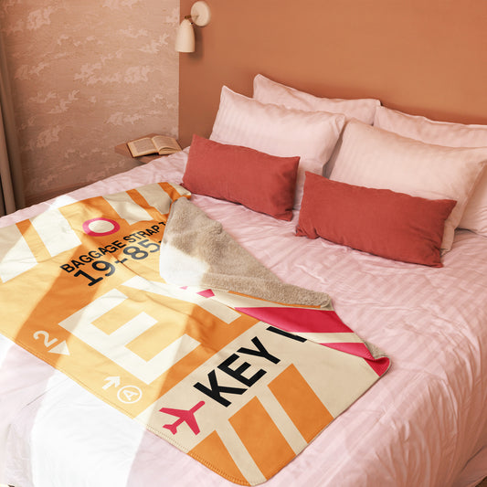 Travel Gift Sherpa Blanket • EYW Key West • YHM Designs - Image 02