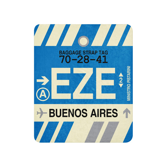Travel Gift Sherpa Blanket • EZE Buenos Aires Souvenir • YHM Designs - Image 01