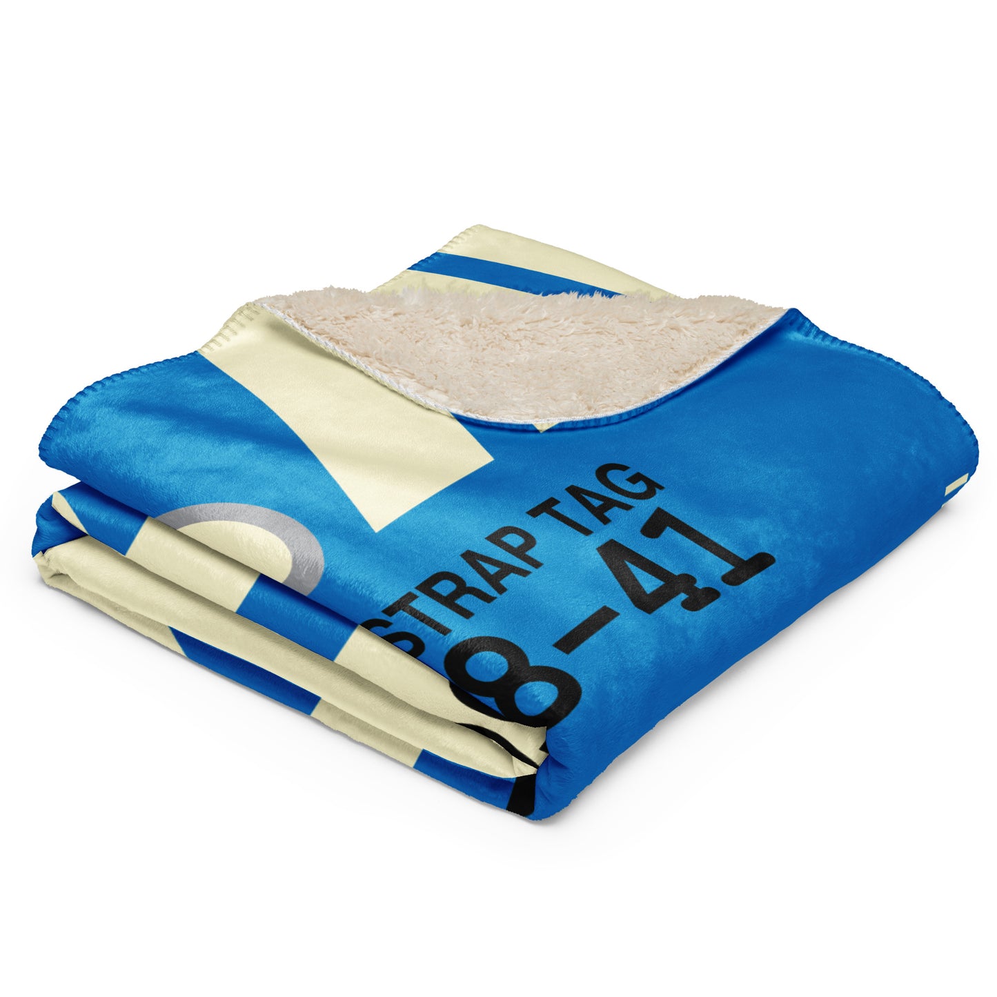 Travel Gift Sherpa Blanket • EZE Buenos Aires • YHM Designs - Image 03
