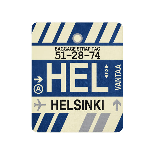 Travel Gift Sherpa Blanket • HEL Helsinki Souvenir • YHM Designs - Image 01