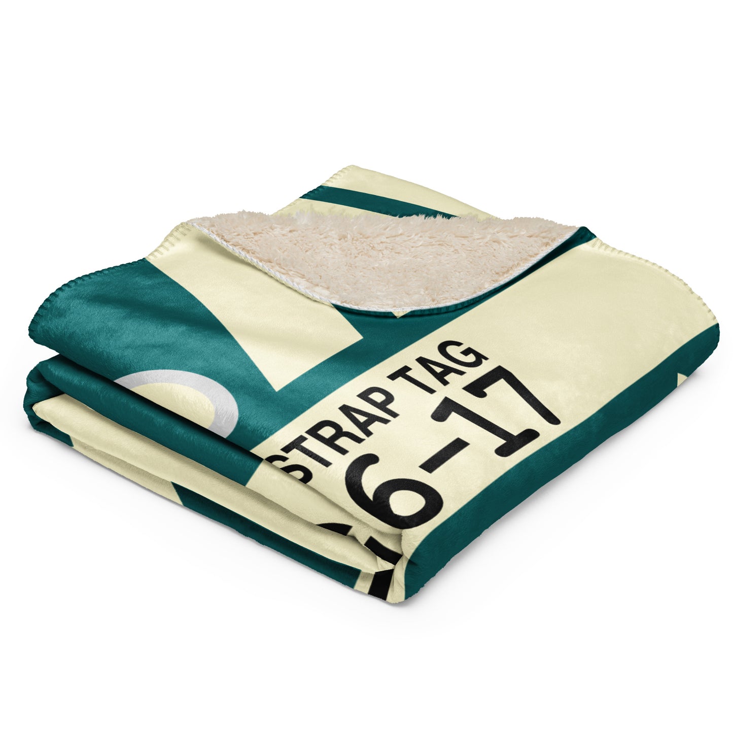 Travel Gift Sherpa Blanket • HKG Hong Kong • YHM Designs - Image 03