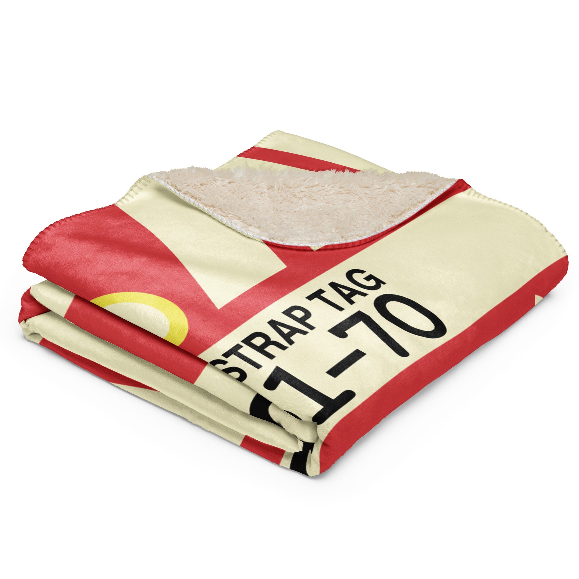 Travel Gift Sherpa Blanket • JAX Jacksonville • YHM Designs - Image 03