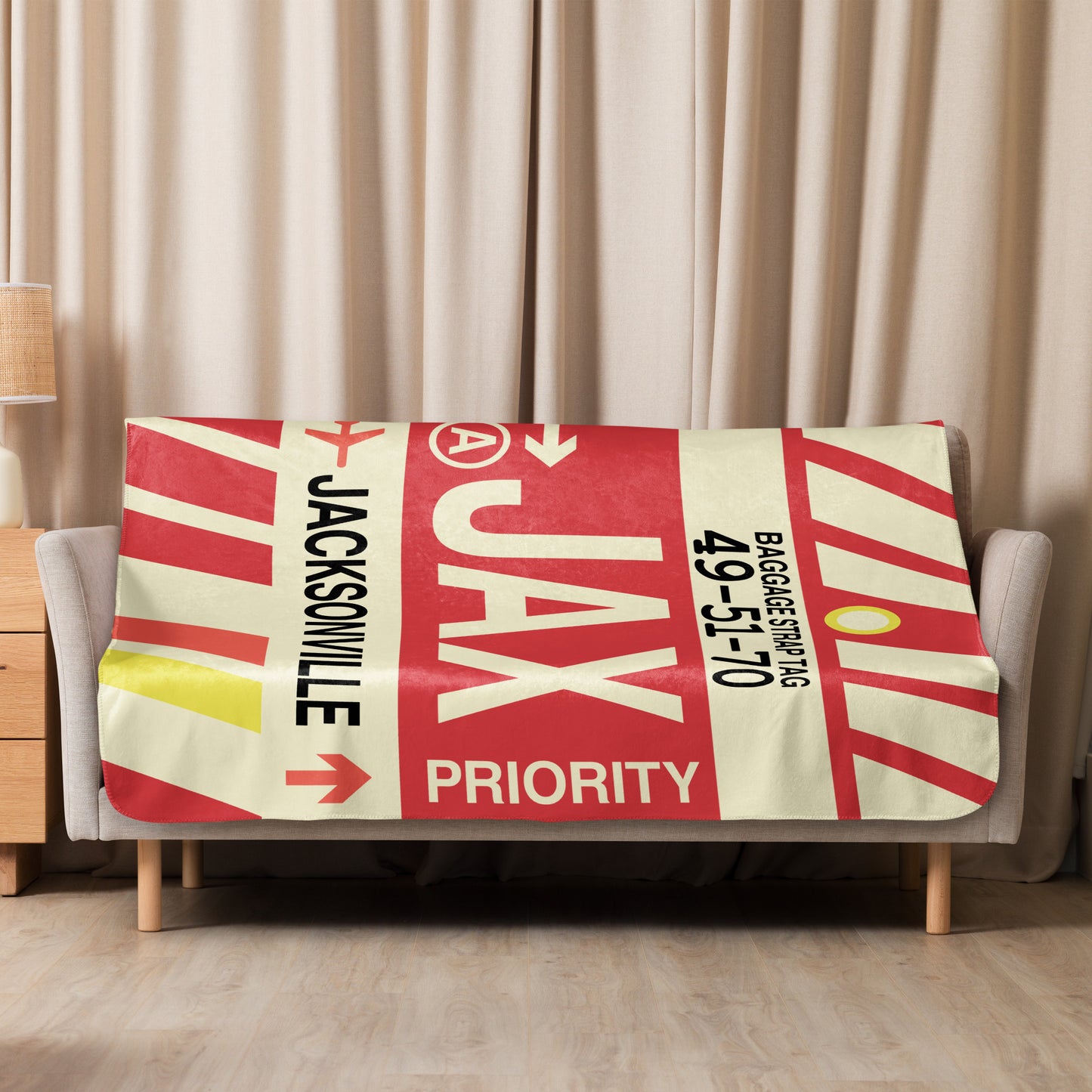Travel Gift Sherpa Blanket • JAX Jacksonville • YHM Designs - Image 08