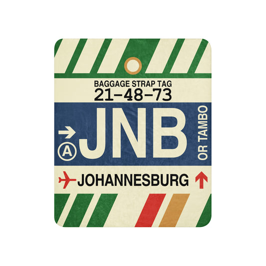 Travel Gift Sherpa Blanket • JNB Johannesburg • YHM Designs - Image 01