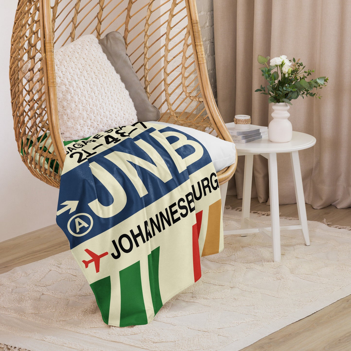 Travel Gift Sherpa Blanket • JNB Johannesburg • YHM Designs - Image 07