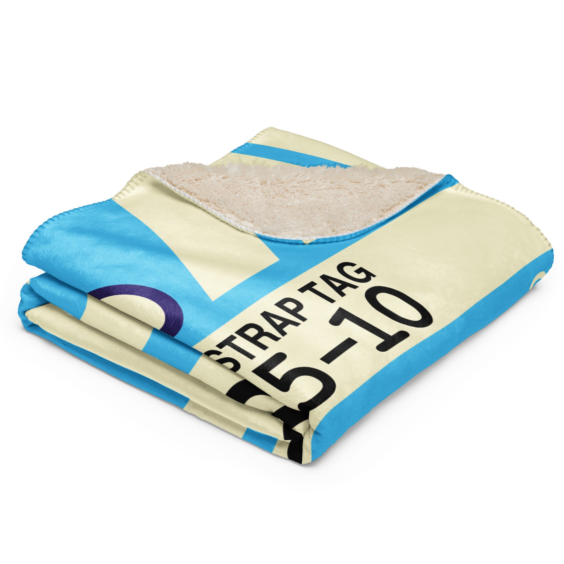 Travel Gift Sherpa Blanket • LOU Louisville • YHM Designs - Image 03