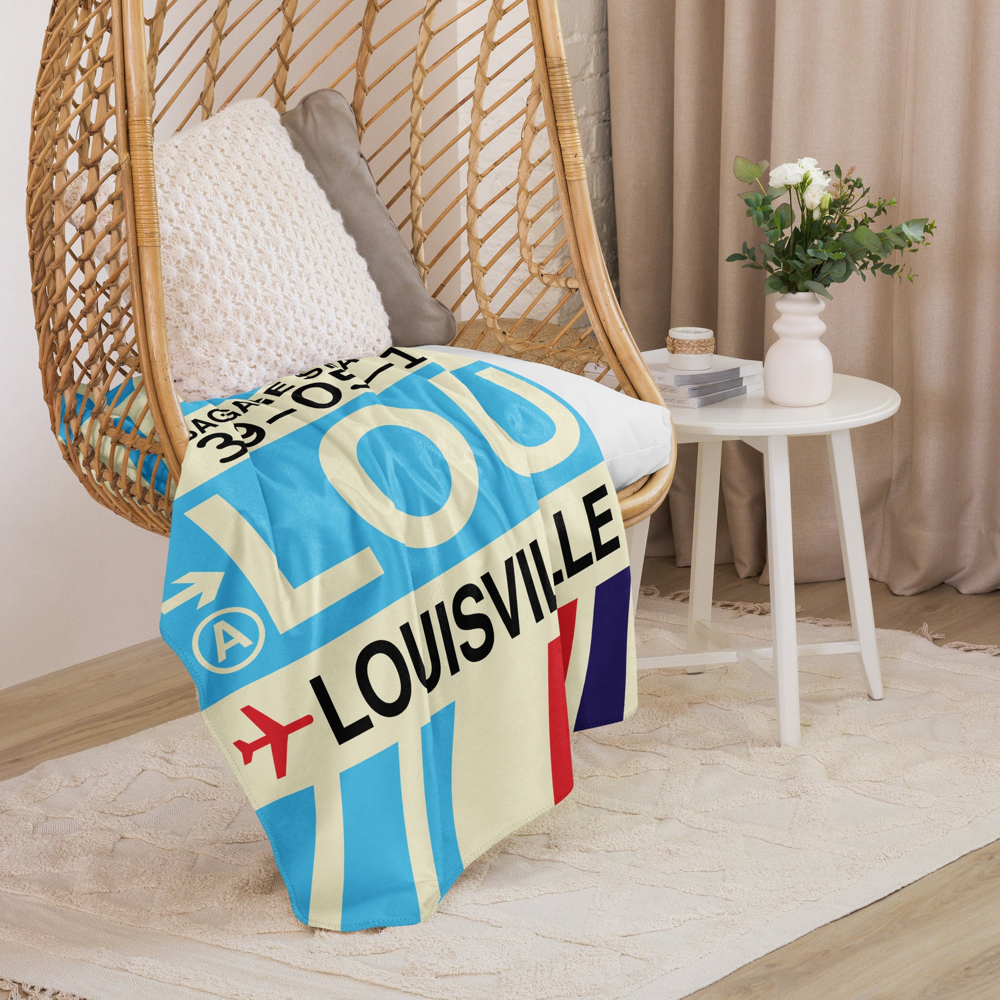 Travel Gift Sherpa Blanket • LOU Louisville • YHM Designs - Image 07