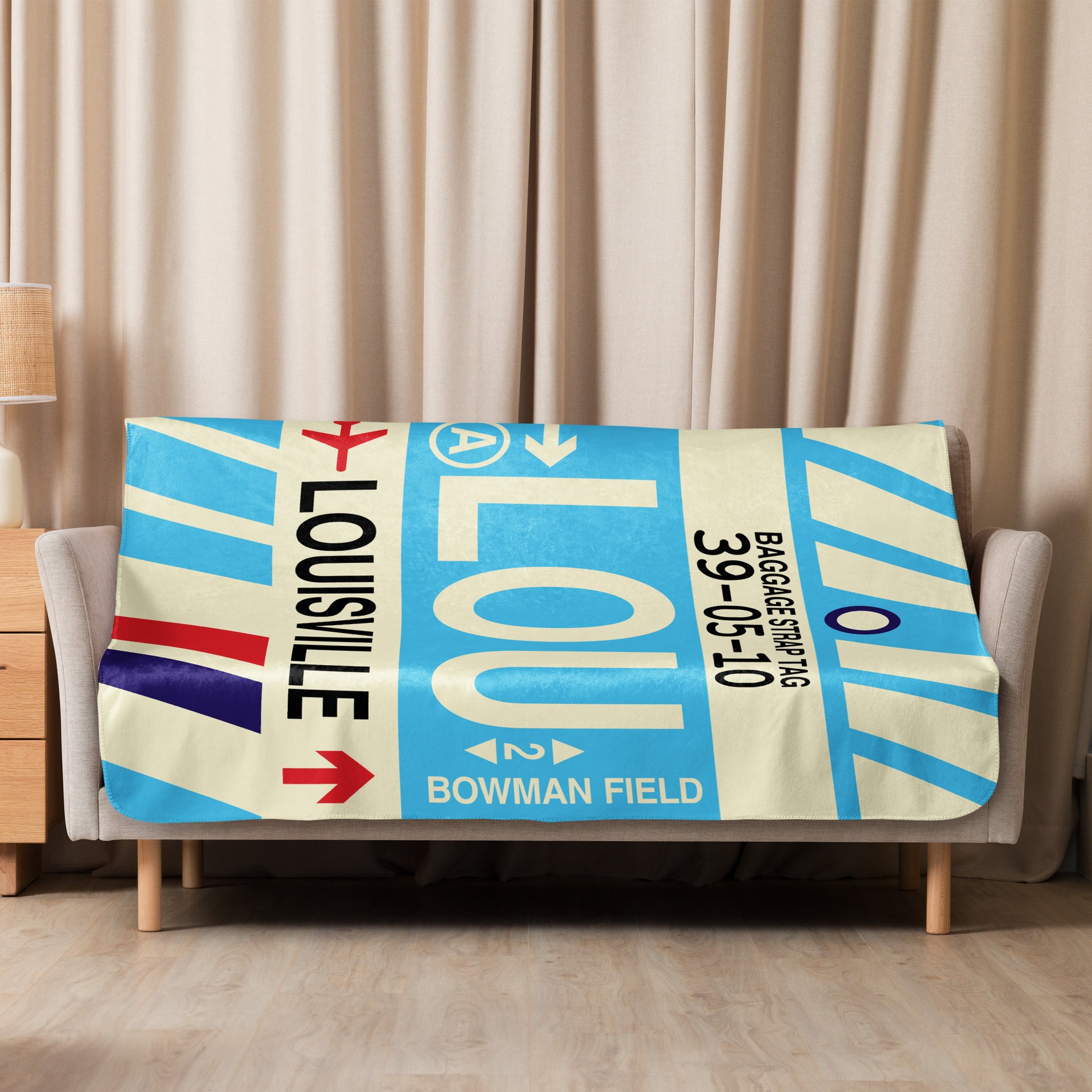 Travel Gift Sherpa Blanket • LOU Louisville Souvenir • YHM Designs - Image 08