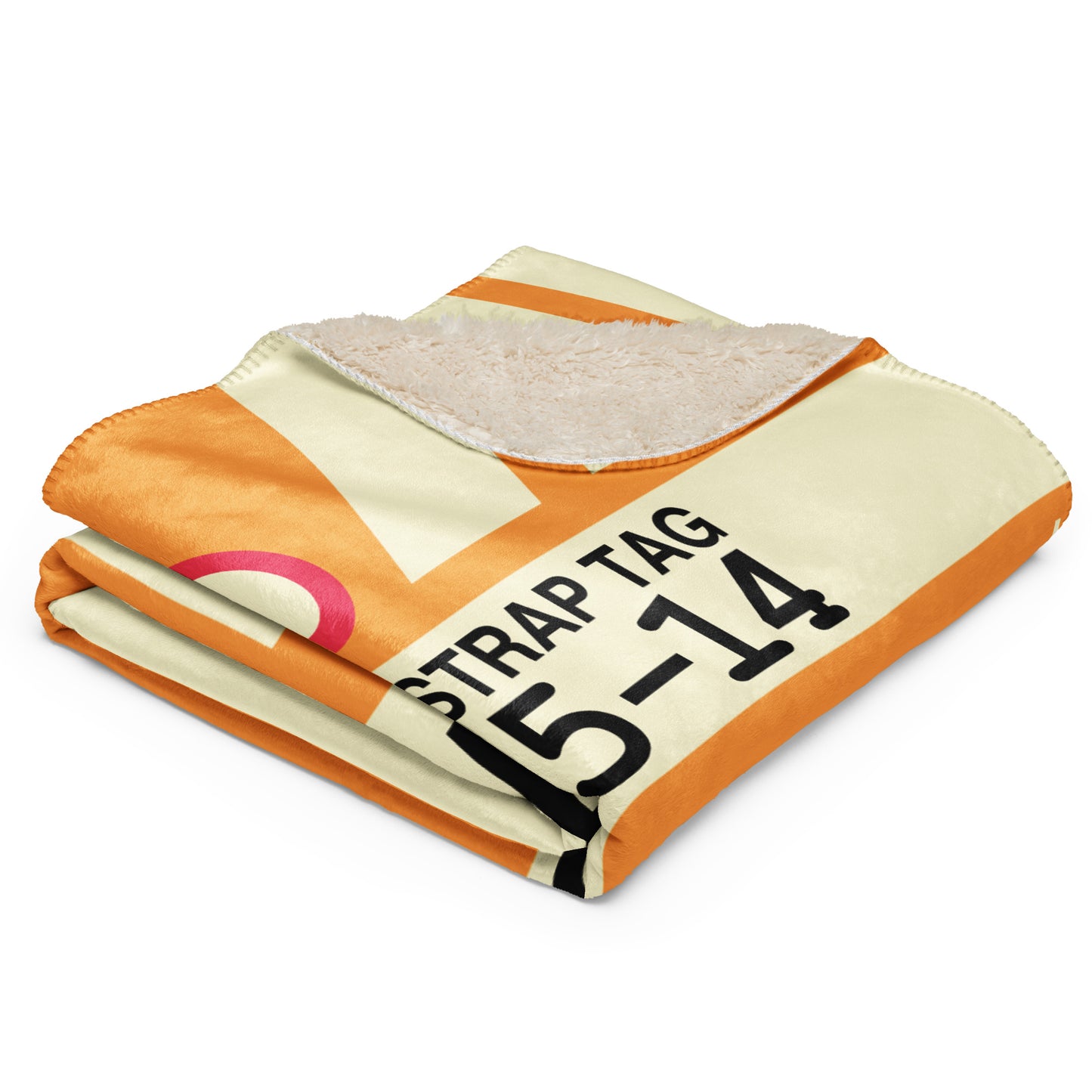 Travel Gift Sherpa Blanket • MIA Miami • YHM Designs - Image 03