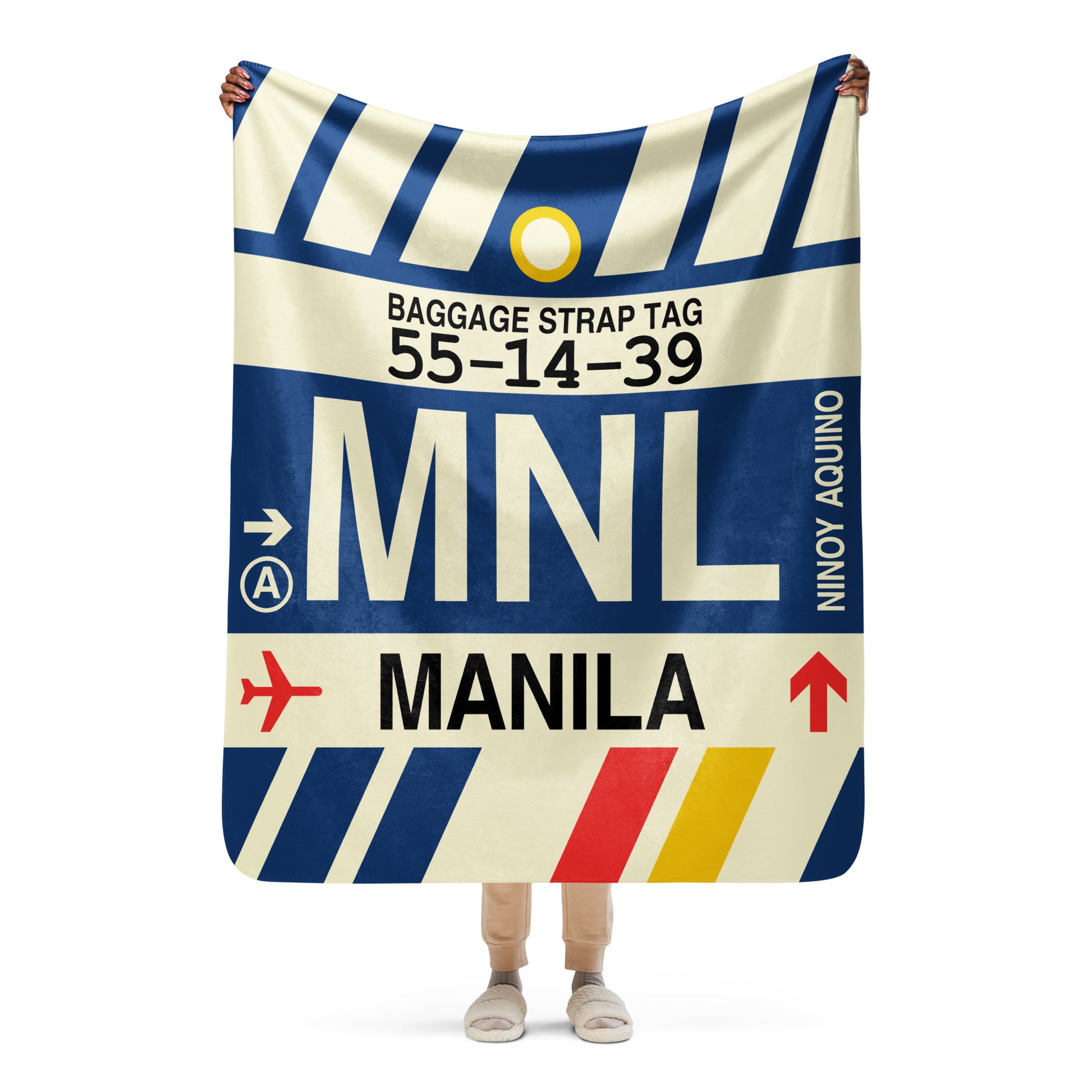Travel Gift Sherpa Blanket • MNL Manila • YHM Designs - Image 05