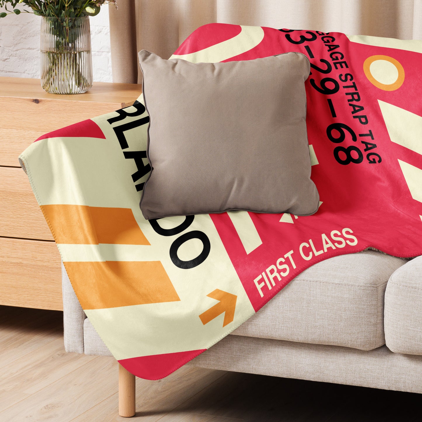 Travel Gift Sherpa Blanket • ORL Orlando • YHM Designs - Image 06
