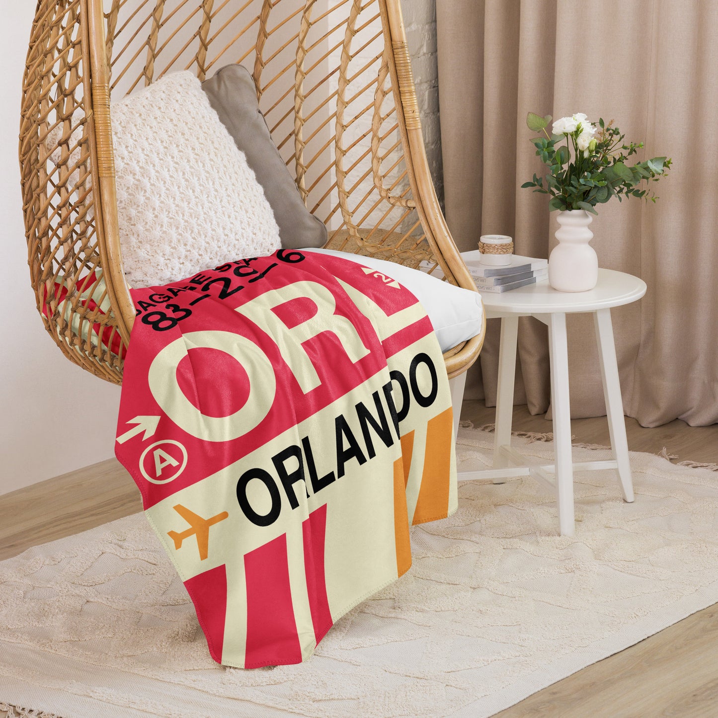 Travel Gift Sherpa Blanket • ORL Orlando • YHM Designs - Image 07