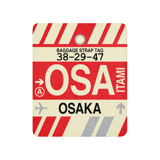 Travel Gift Sherpa Blanket • OSA Osaka Souvenir • YHM Designs - Image 01