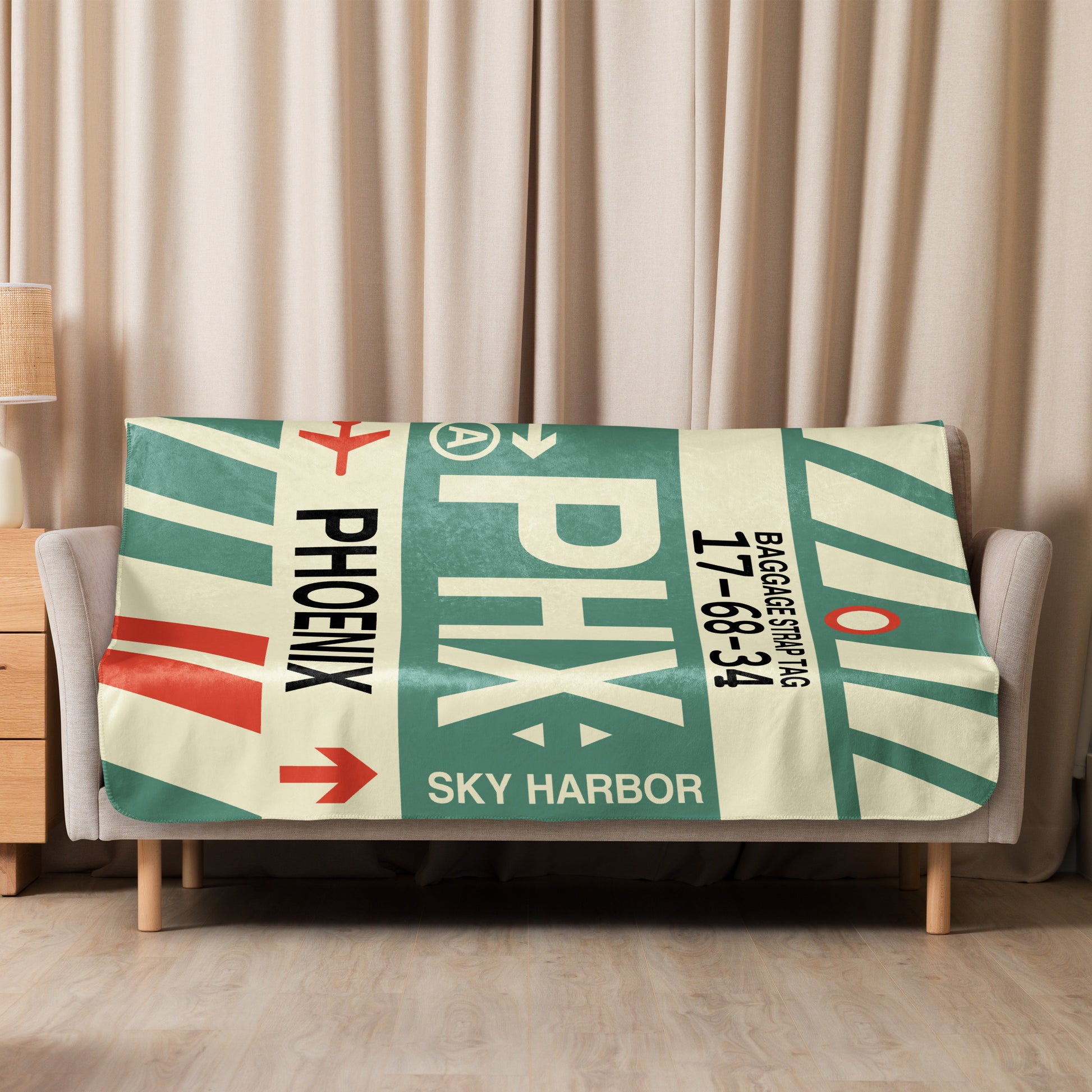 Travel Gift Sherpa Blanket • PHL Philadelphia Souvenir • YHM Designs - Image 08