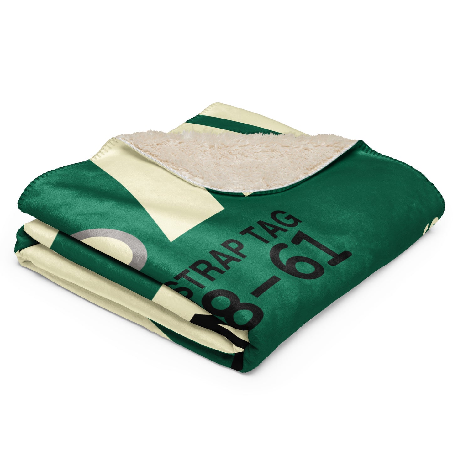 Travel Gift Sherpa Blanket • SAT San Antonio • YHM Designs - Image 03