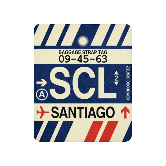 Travel Gift Sherpa Blanket • SCL Santiago Souvenir • YHM Designs - Image 01
