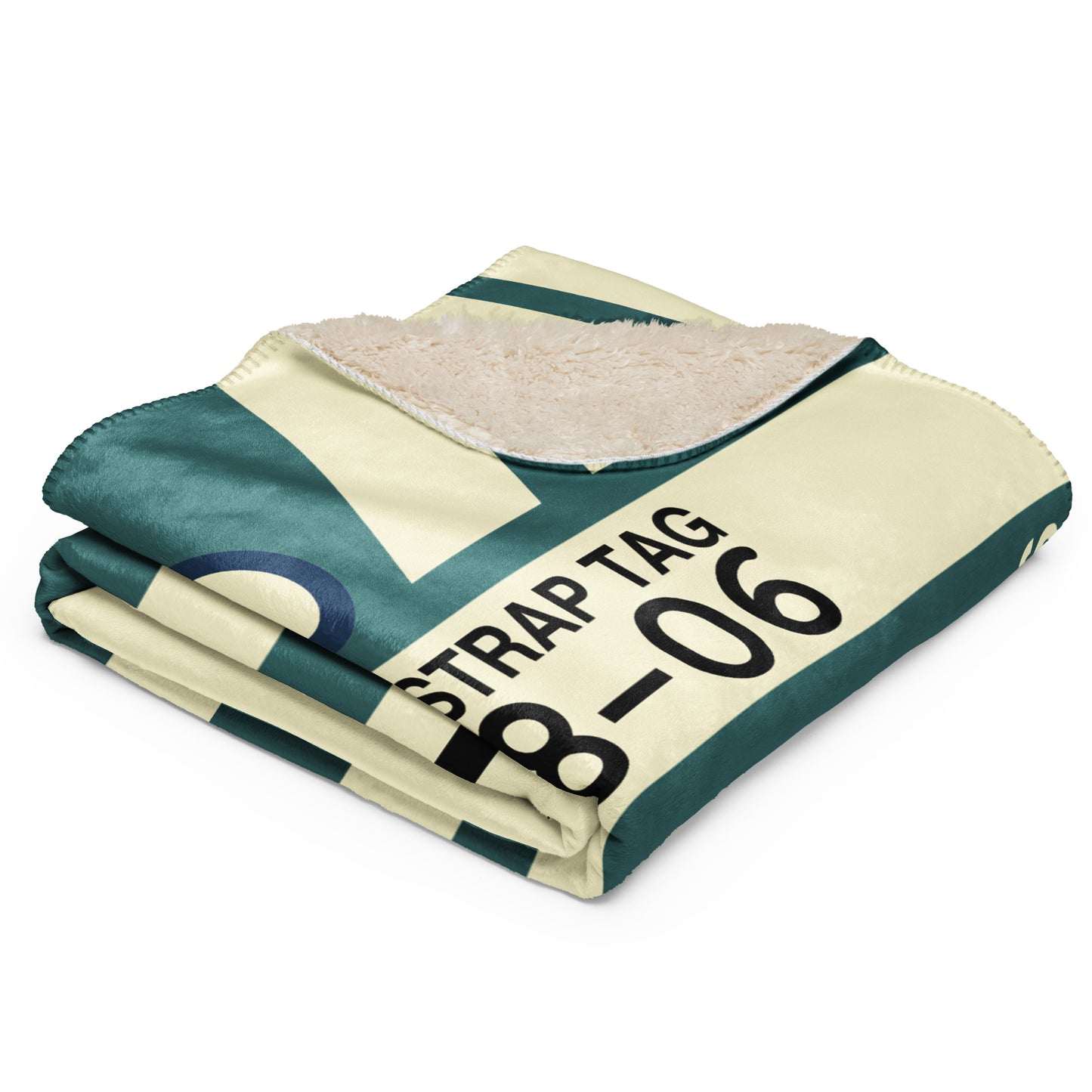 Travel Gift Sherpa Blanket • SEA Seattle • YHM Designs - Image 03