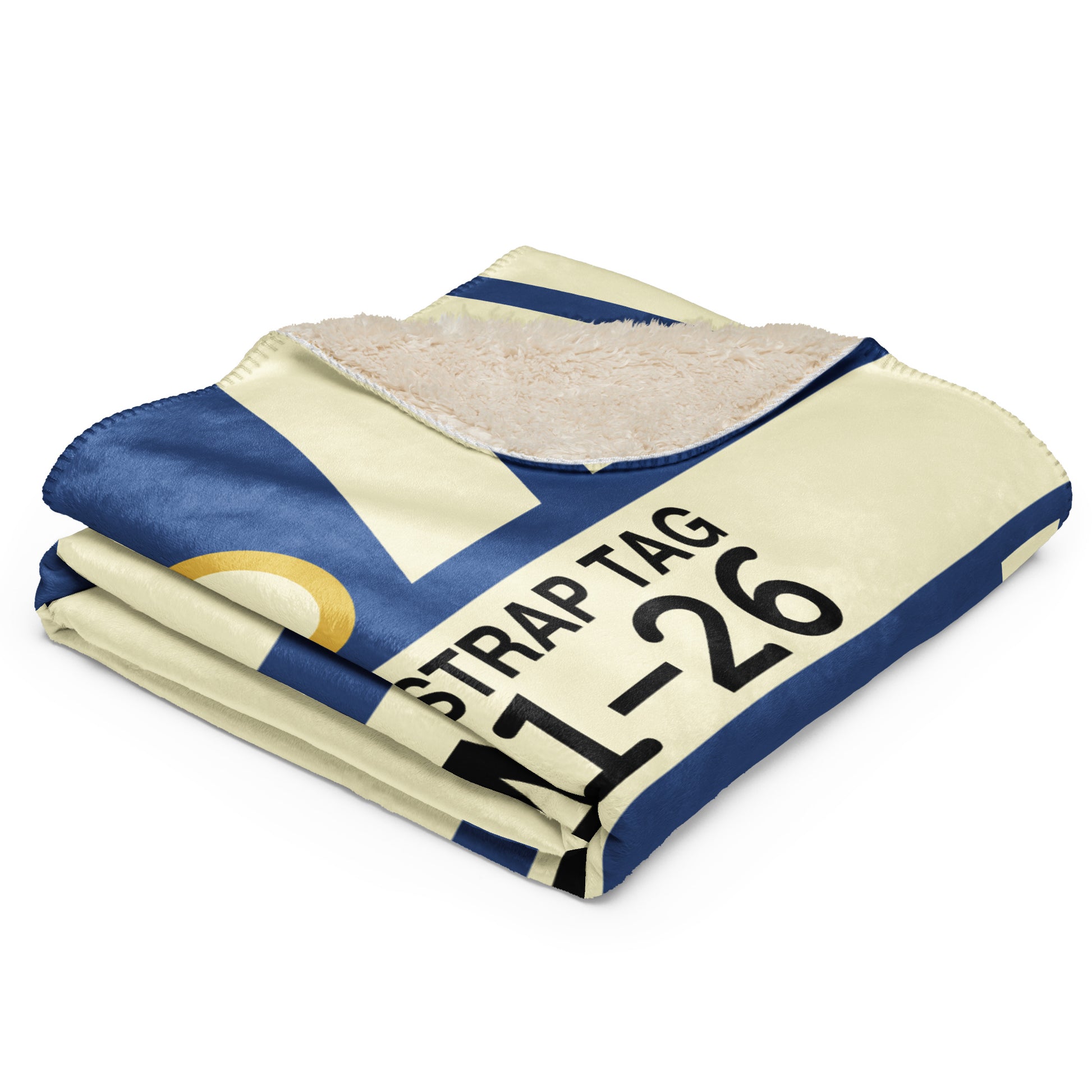 Travel Gift Sherpa Blanket • SIN Singapore Souvenir • YHM Designs - Image 03
