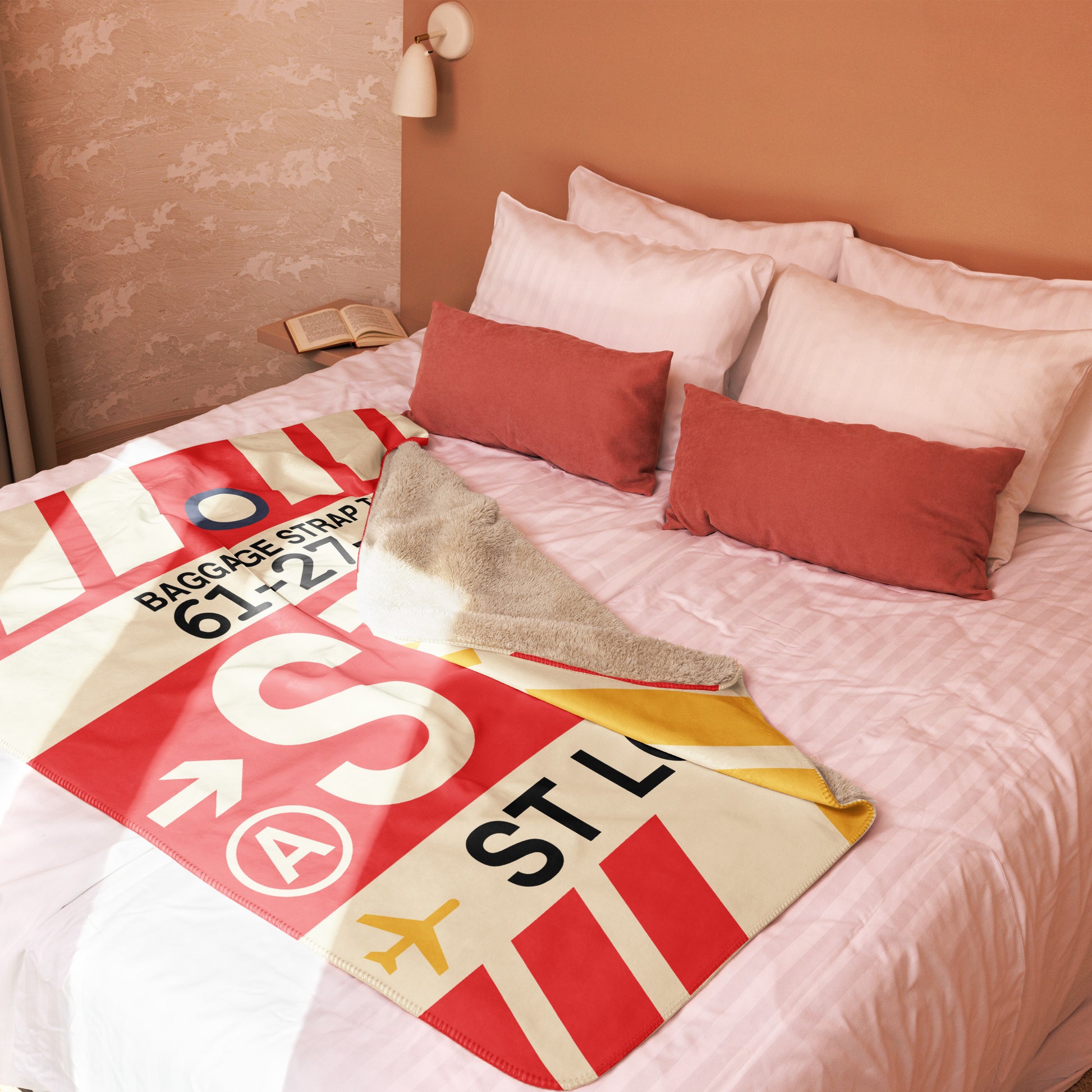 Travel Gift Sherpa Blanket • STL St. Louis • YHM Designs - Image 02