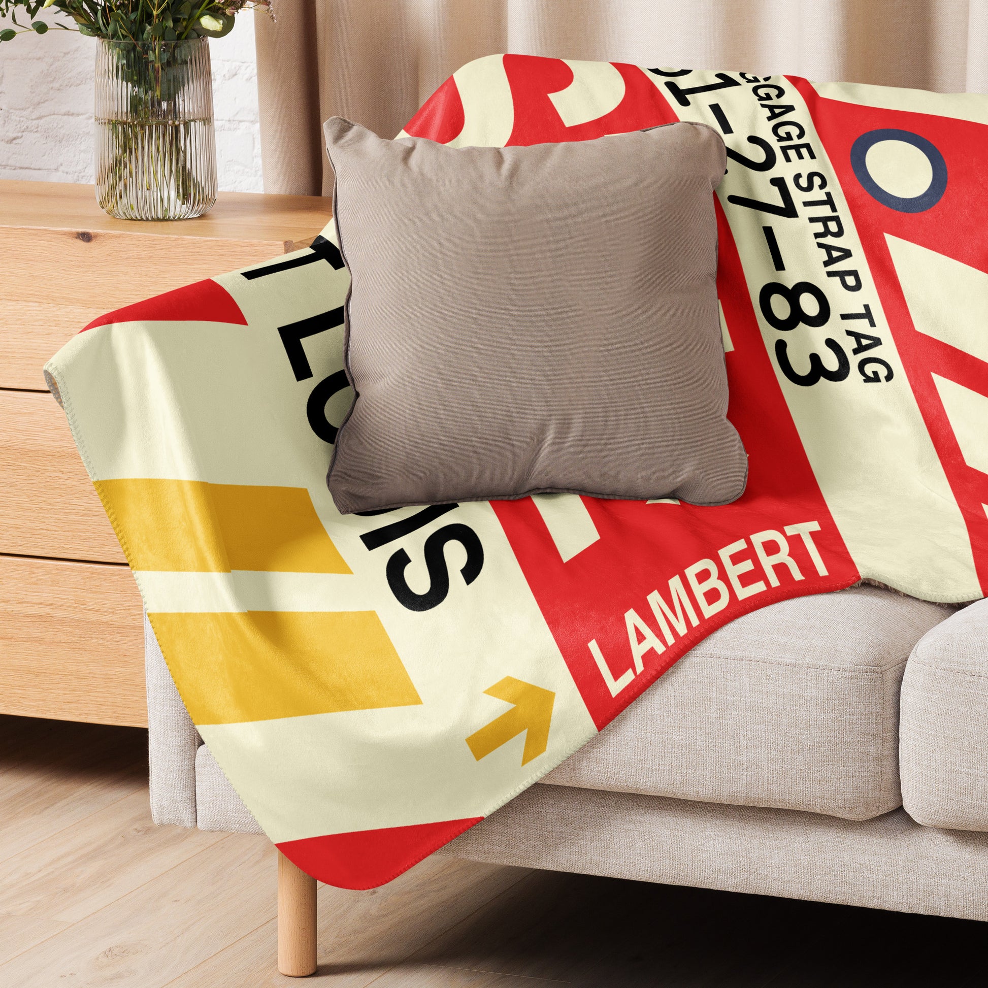 Travel Gift Sherpa Blanket • STL St. Louis • YHM Designs - Image 06