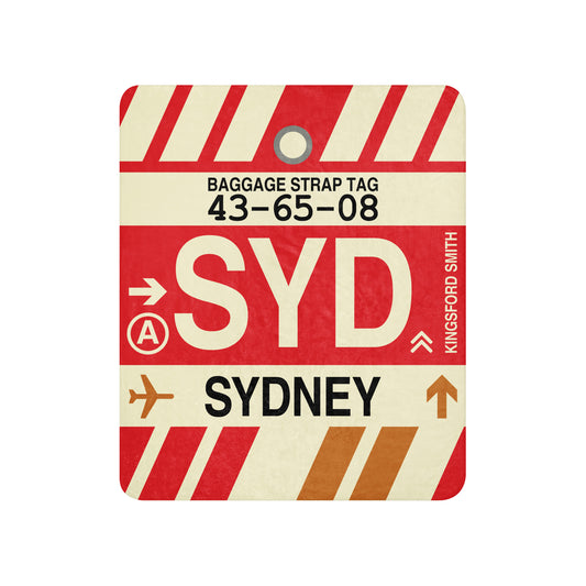 Travel Gift Sherpa Blanket • SYD Sydney • YHM Designs - Image 01