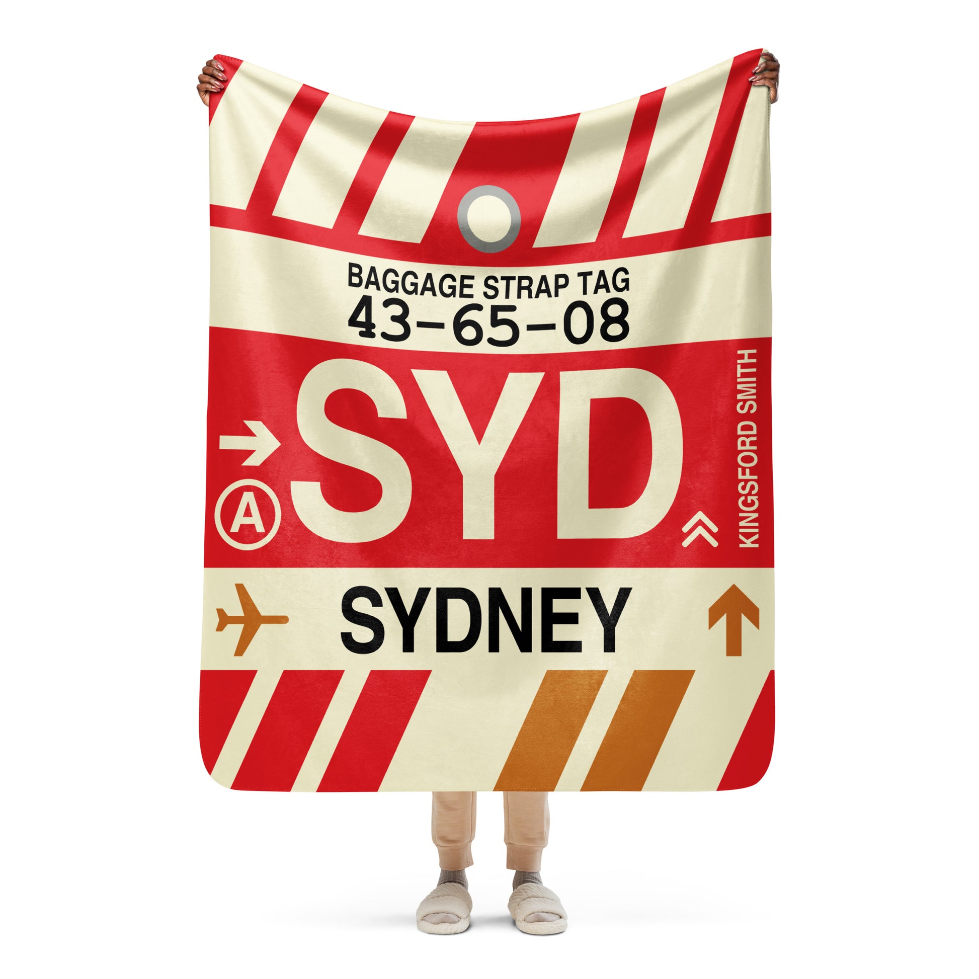 Travel Gift Sherpa Blanket • SYD Sydney • YHM Designs - Image 05