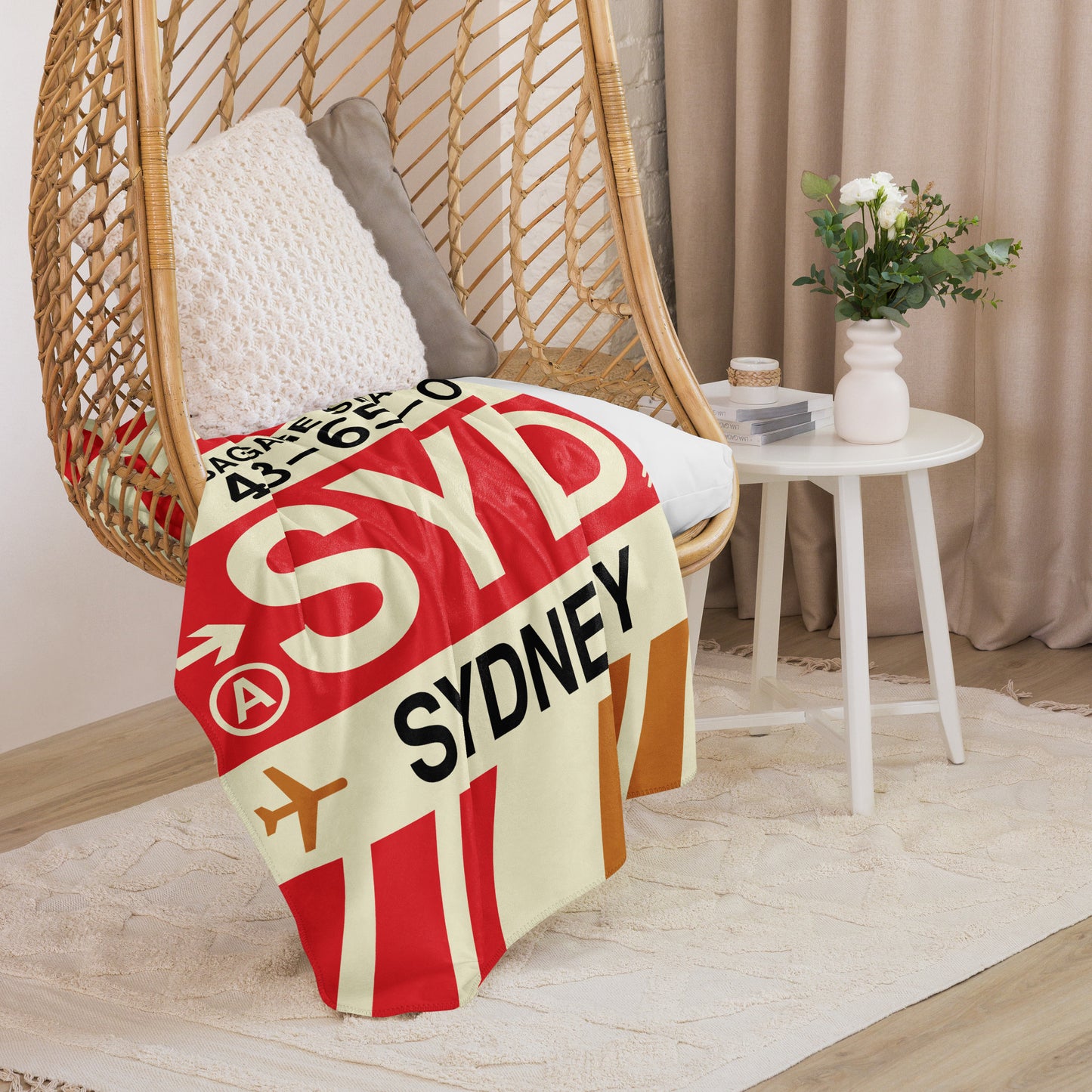 Travel Gift Sherpa Blanket • SYD Sydney • YHM Designs - Image 07