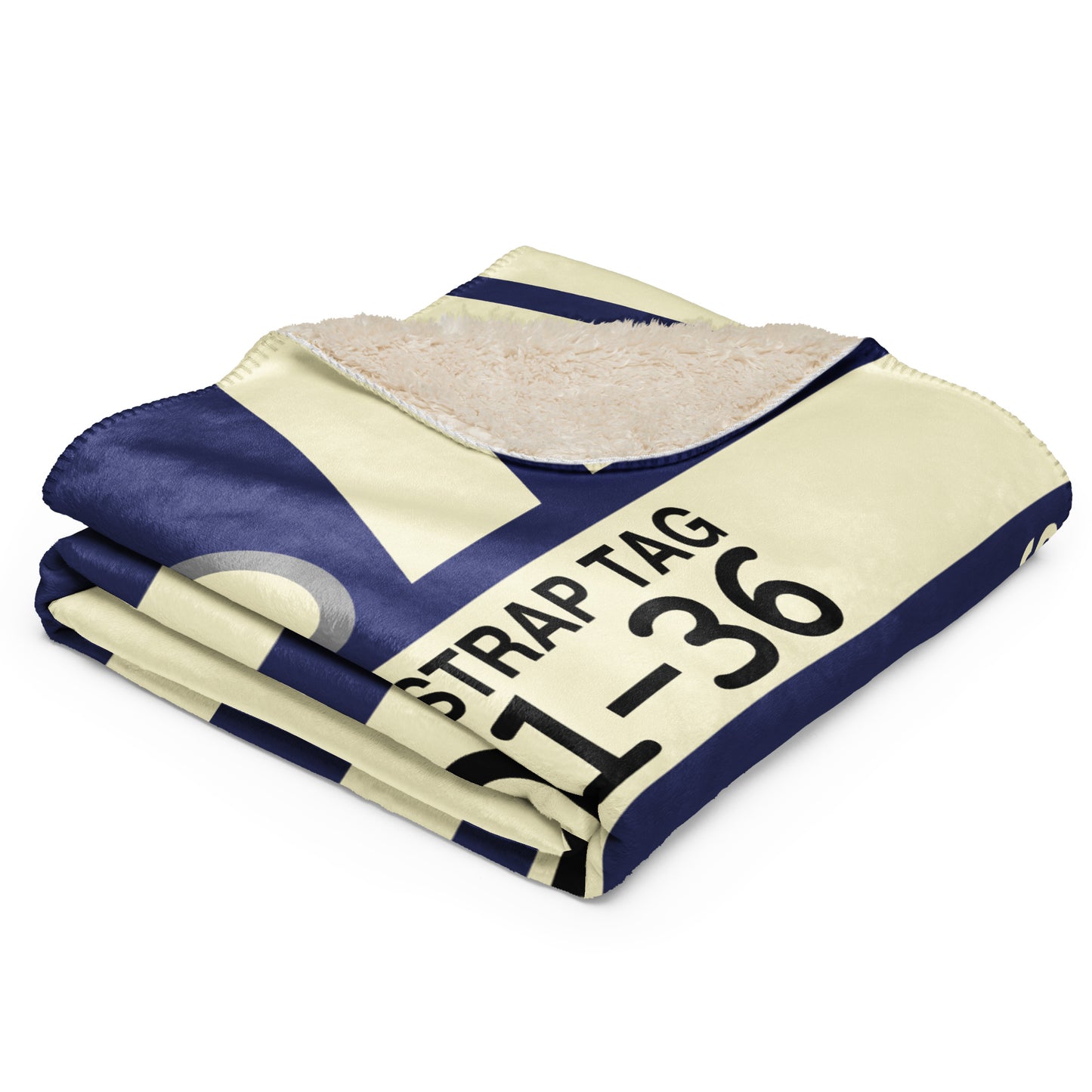 Travel Gift Sherpa Blanket • YEG Edmonton • YHM Designs - Image 03