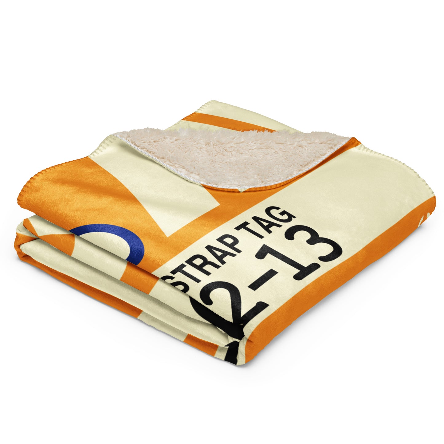 Travel Gift Sherpa Blanket • YQM Moncton • YHM Designs - Image 03