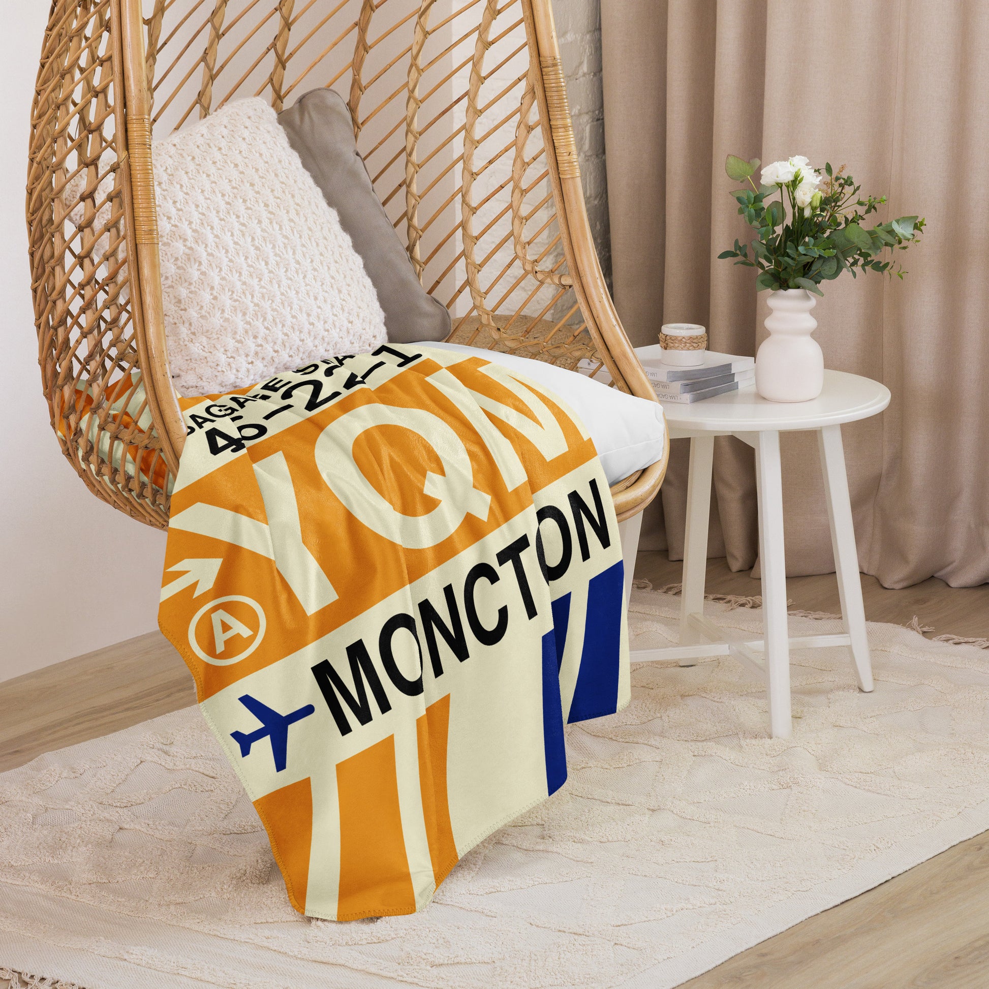 Travel Gift Sherpa Blanket • YQM Moncton • YHM Designs - Image 07