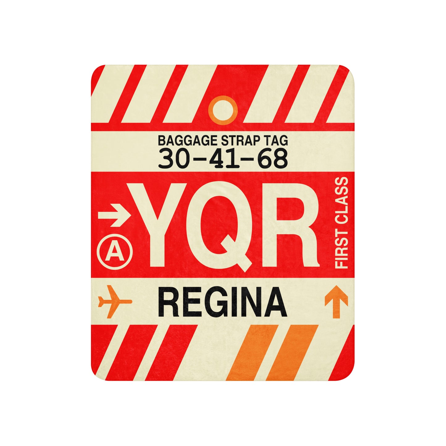 Travel Gift Sherpa Blanket • YQR Regina • YHM Designs - Image 01